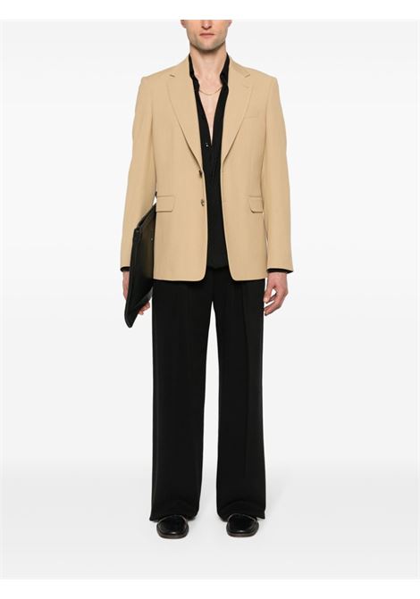 Beige single-breasted blazer - men DRIES VAN NOTEN | 2410204028312101